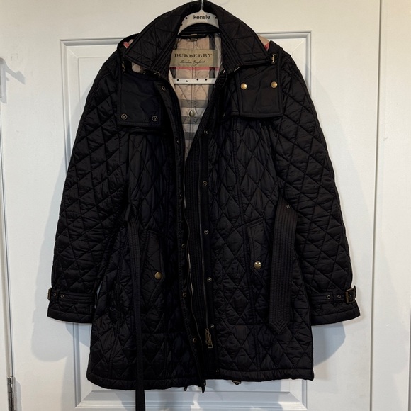 Burberry Black Quilted Jacket - Picture 1 of 4